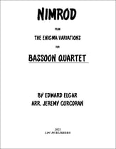 Nimrod from the Enigma Variations for Bassoon Quartet P.O.D. cover